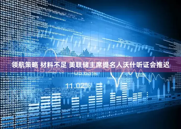 领航策略 材料不足 美联储主席提名人沃什听证会推迟